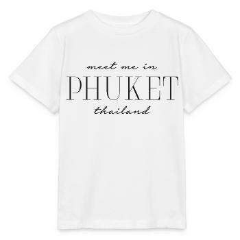 Meet me in Phuket - Stanley/Stella Kinder T-Shirt MINI CREATOR  - Weiß - Vorne - Maike (125cm)