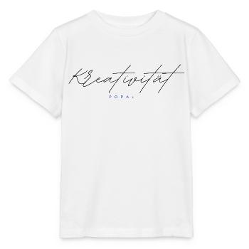 Inspirierende Wörter, Trendige T-Shirts von Popal - Stanley/Stella Kinder T-Shirt MINI CREATOR  - Weiß - Vorne - Maike (125cm)
