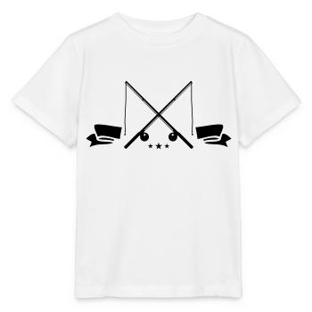 Icône de canne à pêche - T-shirt bio MINI CREATOR Stanley/Stella Enfant - blanc - Devant - Maike (125cm)