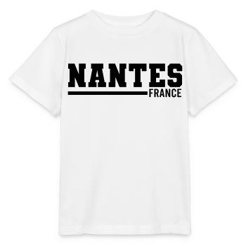 Nantes | Frankreich - Stanley/Stella Kinder T-Shirt MINI CREATOR  - Weiß - Vorne - Maike (125cm)
