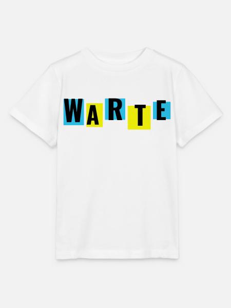 Warte, sag anderen dass sie warten sollen... - Stanley/Stella Kinder T-Shirt MINI CREATOR - Weiß