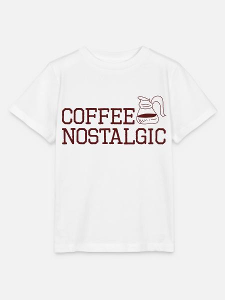 Coffee lover nostalgisch - Stanley/Stella Kinder T-Shirt MINI CREATOR  - Weiß