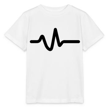 Herzschlag, Puls - Stanley/Stella Kinder T-Shirt MINI CREATOR  - Weiß - Vorne - Maike (125cm)