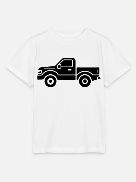 Lkw - Stanley/Stella Kinder T-Shirt MINI CREATOR  - Weiß