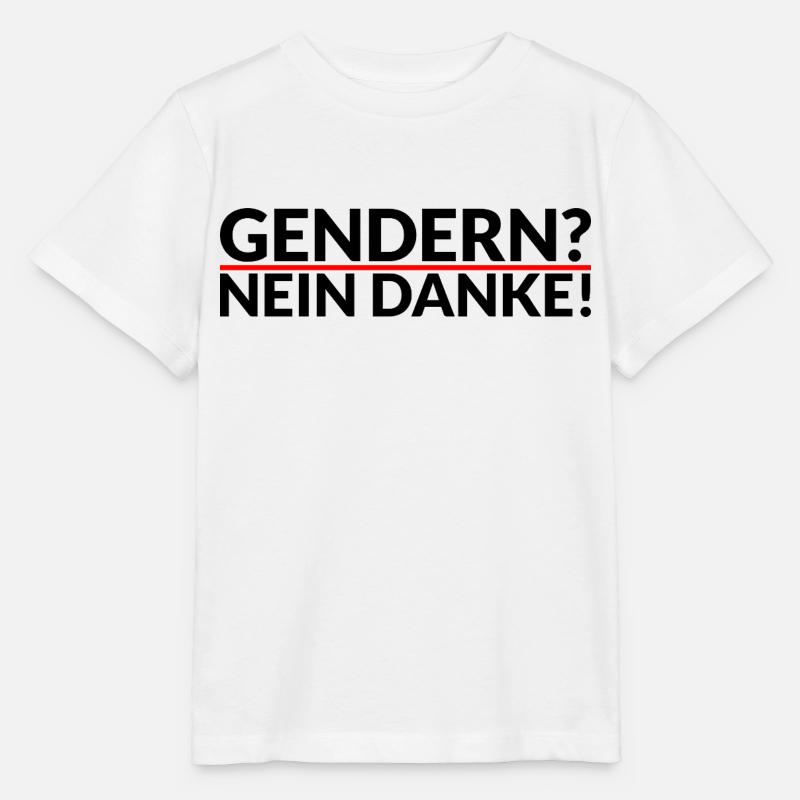 Gendern - Nein Danke - Stanley/Stella Kinder T-Shirt MINI CREATOR  - Weiß