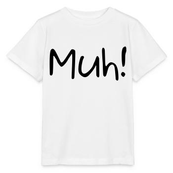 Muh! - Stanley/Stella Kinder T-Shirt MINI CREATOR  - Weiß - Vorne - Maike (125cm)