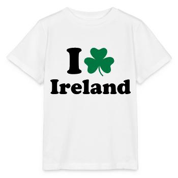 Ireland - Irland - Stanley/Stella Kinder T-Shirt MINI CREATOR  - Weiß - Vorne - Maike (125cm)