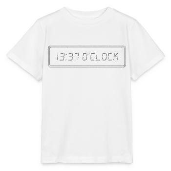 1337 O Clock Blanc - T-shirt bio MINI CREATOR Stanley/Stella Enfant - blanc - Devant - Maike (125cm)