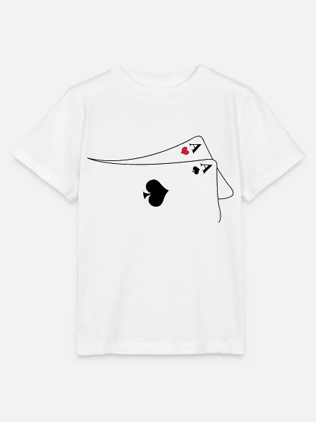 Pocket Aces - Stanley/Stella Kinder T-Shirt MINI CREATOR - Weiß