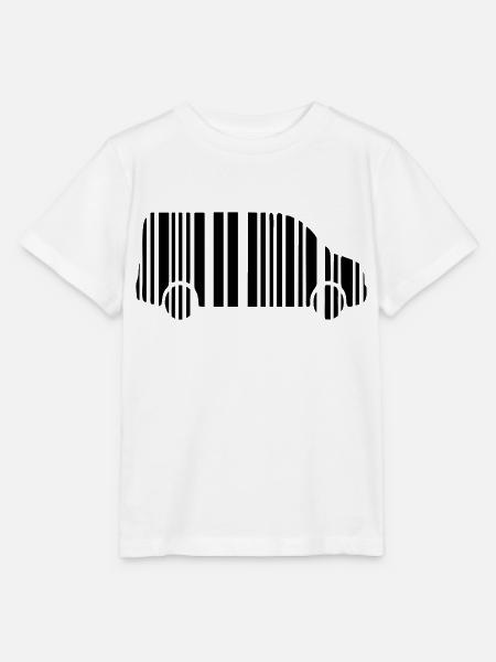 camper van strichcode - Stanley/Stella Kinder T-Shirt MINI CREATOR  - Weiß
