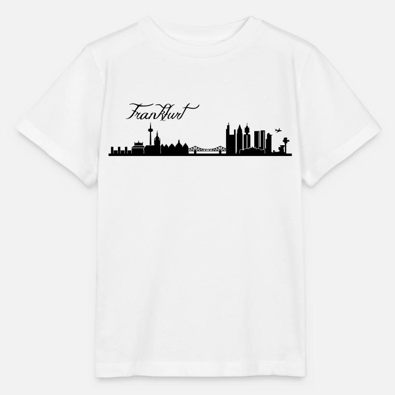 Frankfurter Skyline - Stanley/Stella Kinder T-Shirt MINI CREATOR  - Weiß
