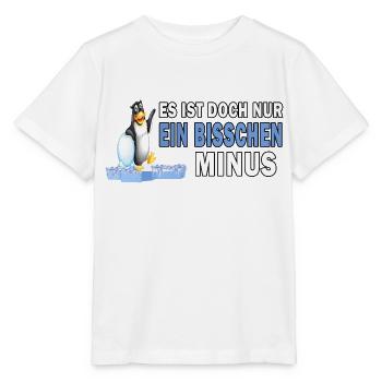 eisbaden pinguin motivation winterbader minus kalt - Stanley/Stella Kinder T-Shirt MINI CREATOR  - Weiß - Vorne - Maike (125cm)