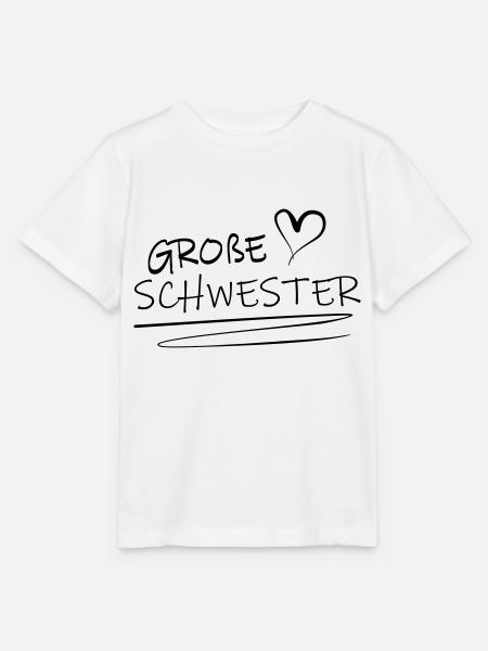 Große Schwester - Stanley/Stella Kinder T-Shirt MINI CREATOR - Weiß
