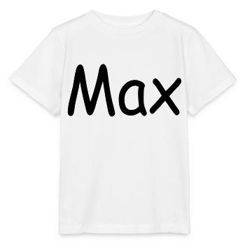 max - Stanley/Stella Kinder T-Shirt MINI CREATOR  - Weiß - Vorne - Maike (125cm)