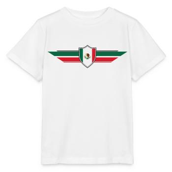 Coupe du monde des supporters du Mexique - T-shirt bio MINI CREATOR Stanley/Stella Enfant - blanc - Devant - Maike (125cm)