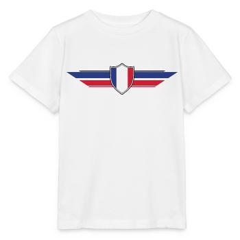 Coupe du monde des supporters de France - T-shirt bio MINI CREATOR Stanley/Stella Enfant - blanc - Devant - Maike (125cm)