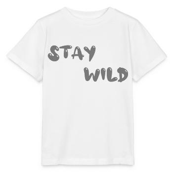 stay wild - Stanley/Stella Kinder T-Shirt MINI CREATOR  - Weiß - Vorne - Maike (125cm)