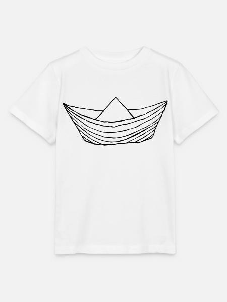 Papierboot - Stanley/Stella Kinder T-Shirt MINI CREATOR  - Weiß