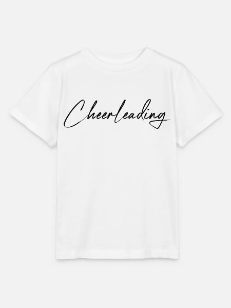 Cheerleading Schriftzug - Stanley/Stella Kinder T-Shirt MINI CREATOR  - Weiß