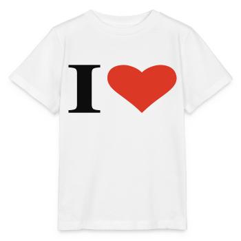 i love - Stanley/Stella Kinder T-Shirt MINI CREATOR  - Weiß - Vorne - Maike (125cm)