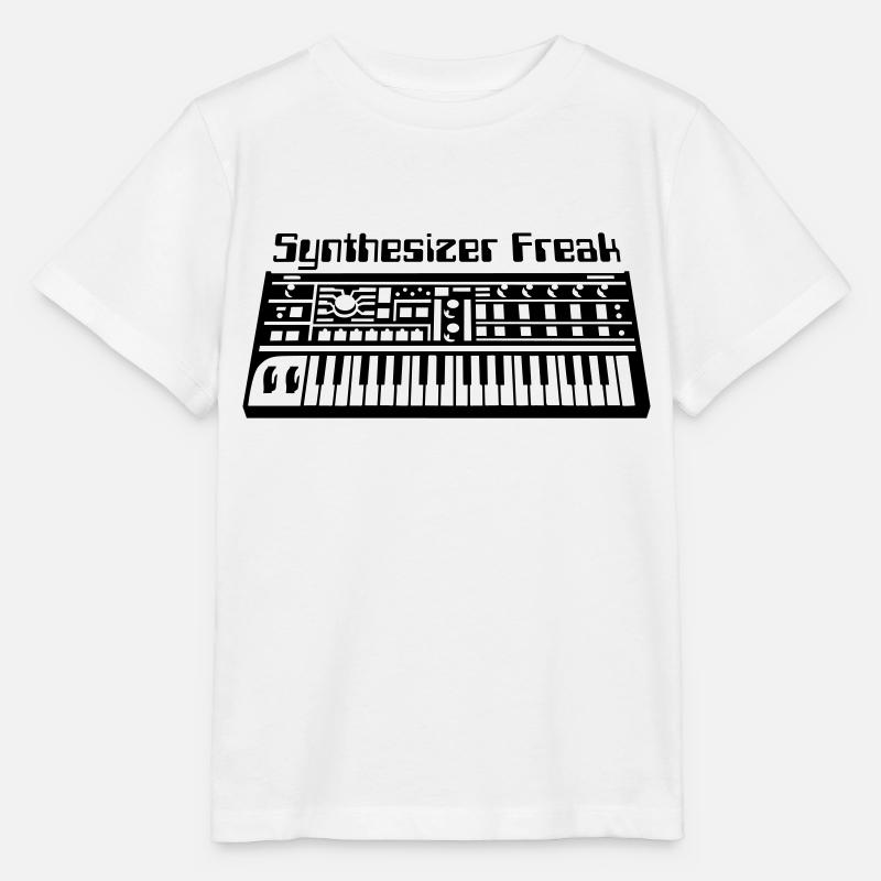 Synthesizer Freak - Stanley/Stella Kinder T-Shirt MINI CREATOR - Weiß
