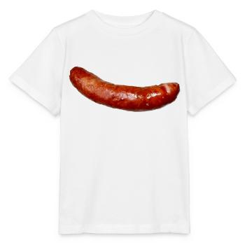 saucisse - T-shirt bio MINI CREATOR Stanley/Stella Enfant - blanc - Devant - Maike (125cm)