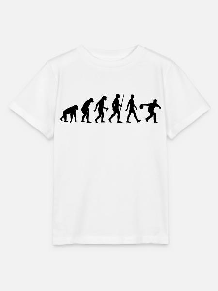 Evolution Bowling - Stanley/Stella Kinder T-Shirt MINI CREATOR - Weiß