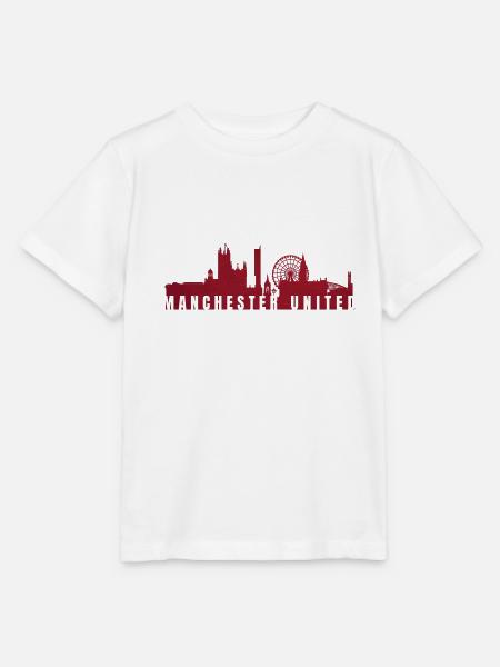 MAN UTD - Stanley/Stella MINI CREATOR Kids’ T-Shirt - white