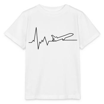 herzschlag jet - Stanley/Stella Kinder T-Shirt MINI CREATOR  - Weiß - Vorne - Maike (125cm)