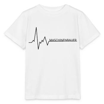 herzschlag maschinenbauer - Stanley/Stella Kinder T-Shirt MINI CREATOR  - Weiß - Vorne - Maike (125cm)