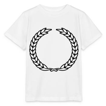 symbole de couronne de Laurier - T-shirt bio MINI CREATOR Stanley/Stella Enfant - blanc - Devant - Maike (125cm)
