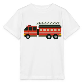 Camion de pompiers - T-shirt bio MINI CREATOR Stanley/Stella Enfant - blanc - Devant - Maike (125cm)