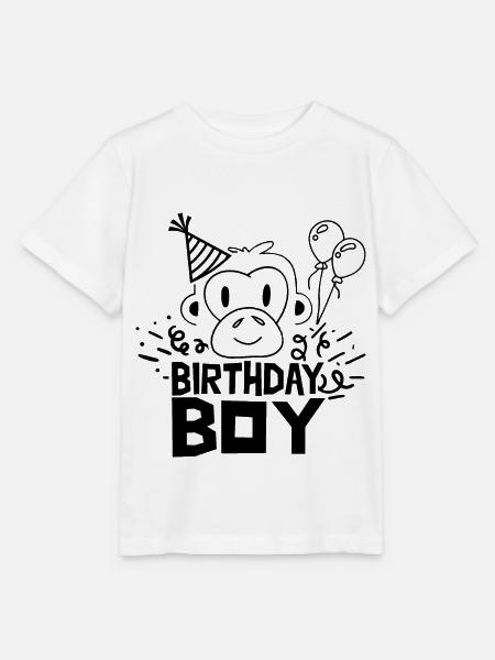 Geburtstags Junge Geburtstag Geburtstagskind - Stanley/Stella T-shirt MINI CREATOR til børn - hvid