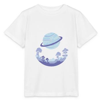 Galaxie Planète - T-shirt bio MINI CREATOR Stanley/Stella Enfant - blanc - Devant - Maike (125cm)