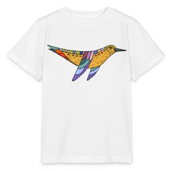 oiseau - T-shirt bio MINI CREATOR Stanley/Stella Enfant - blanc - Devant - Maike (125cm)