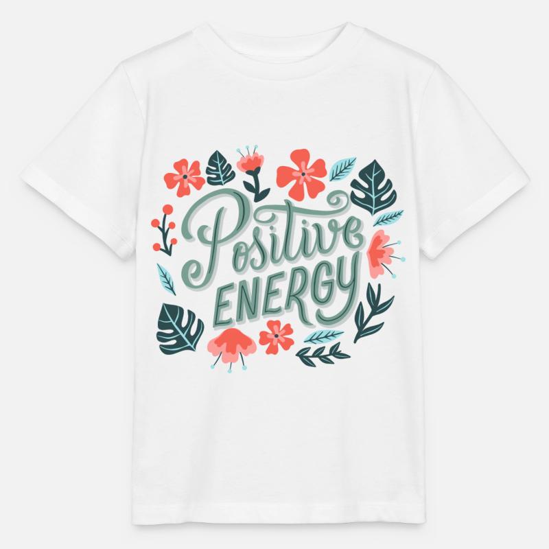 Positive Energy - T-shirt bio MINI CREATOR Stanley/Stella Enfant - blanc