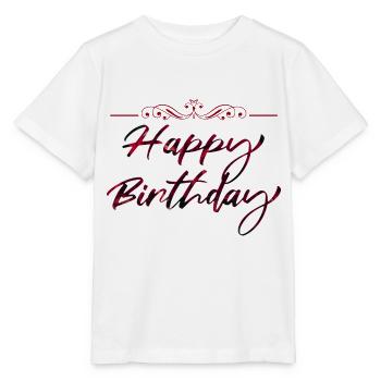 Happy Birthday - T-shirt bio MINI CREATOR Stanley/Stella Enfant - blanc - Devant - Maike (125cm)