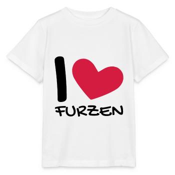 Ich liebe Furzen - Stanley/Stella Kinder T-Shirt MINI CREATOR  - Weiß - Vorne - Maike (125cm)