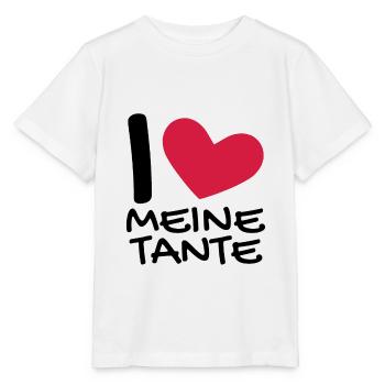 Ich liebe meine Tante - Stanley/Stella Kinder T-Shirt MINI CREATOR  - Weiß - Vorne - Maike (125cm)