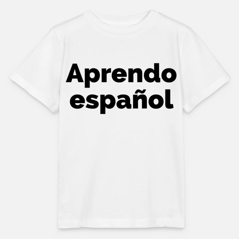Ich lerne Spanisch - spanische Sprache Spruch - Stanley/Stella Kinder T-Shirt MINI CREATOR  - Weiß