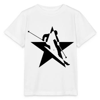 Ski Skiing Après-Ski - Stanley/Stella MINI CREATOR Kids’ T-Shirt - white - Front - Maike (125cm)