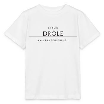 Je suis drôle - T-shirt bio MINI CREATOR Stanley/Stella Enfant - blanc - Devant - Maike (125cm)
