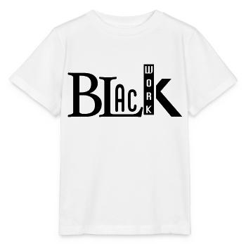 black work - Stanley/Stella Kinder T-Shirt MINI CREATOR  - Weiß - Vorne - Maike (125cm)