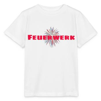 Feuerwerk - Stanley/Stella Kinder T-Shirt MINI CREATOR  - Weiß - Vorne - Maike (125cm)
