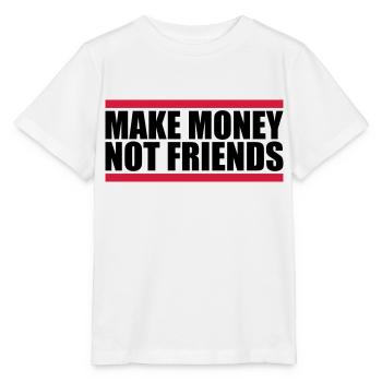Gagner de l’argent en disant - T-shirt bio MINI CREATOR Stanley/Stella Enfant - blanc - Devant - Maike (125cm)