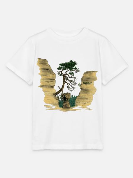 Elbsandsteingebirge - Stanley/Stella Kinder T-Shirt MINI CREATOR - Weiß