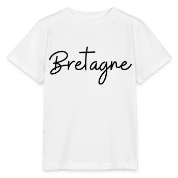 Bretagne ville idée cadeau - T-shirt bio MINI CREATOR Stanley/Stella Enfant - blanc - Devant - Maike (125cm)