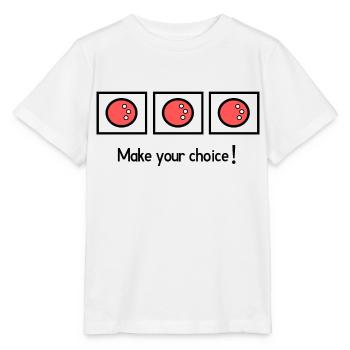 Faites votre choix - T-shirt bio MINI CREATOR Stanley/Stella Enfant - blanc - Devant - Maike (125cm)