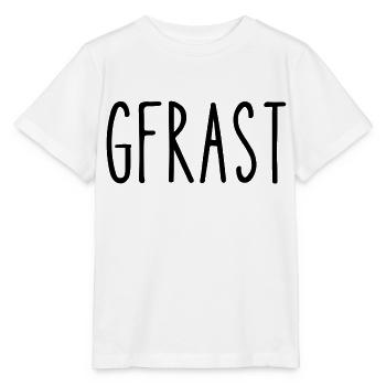 Gfrast - T-Shirt Wienerisch Schimpfwort - Stanley/Stella Kinder T-Shirt MINI CREATOR  - Weiß - Vorne - Maike (125cm)