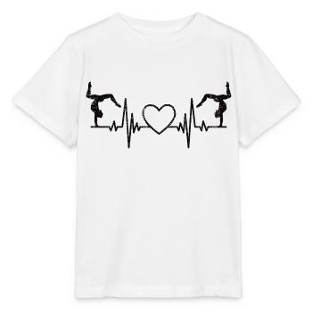 Gymnastique Filles Gymnastique Sol Gymnastique Gymnaste - T-shirt bio MINI CREATOR Stanley/Stella Enfant - blanc - Devant - Maike (125cm)